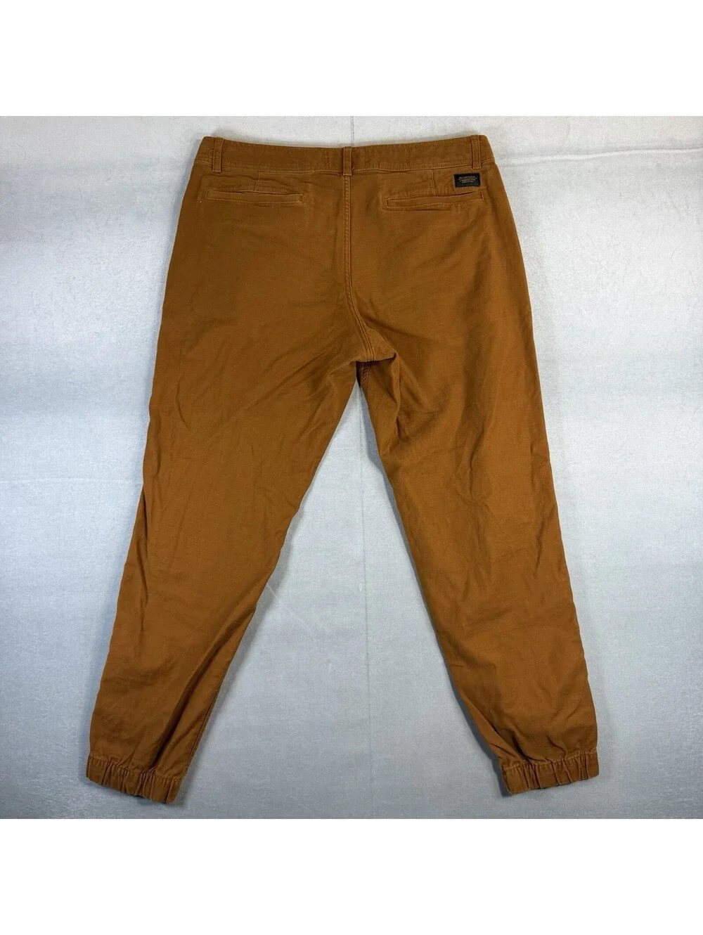 REI Co-Op Trailsmith Jogger Pants Men's 38x32 Brown Double Knee Drawstring Hike